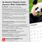 Giant Pandas | 2026 12 x 24 Inch (Hanging) Monthly Square Wall Calendar | Plastic-Free